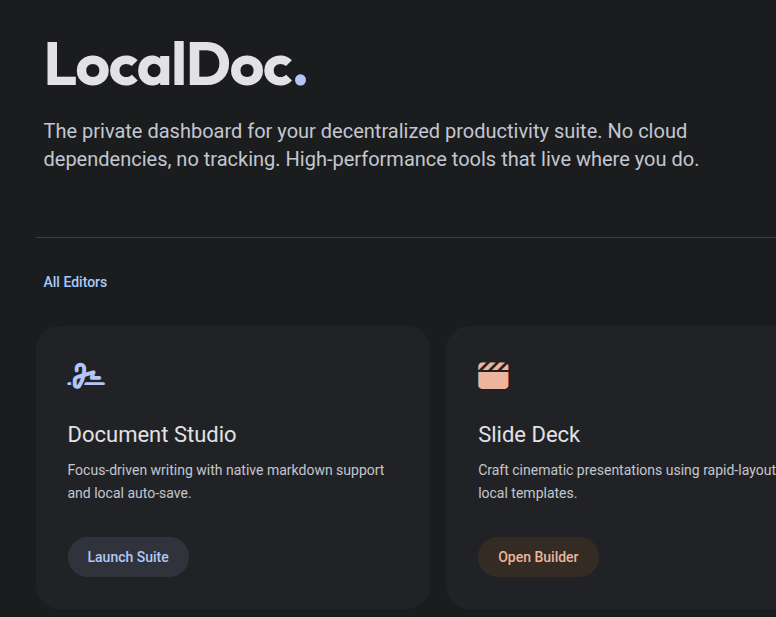 Dark Theme Interface